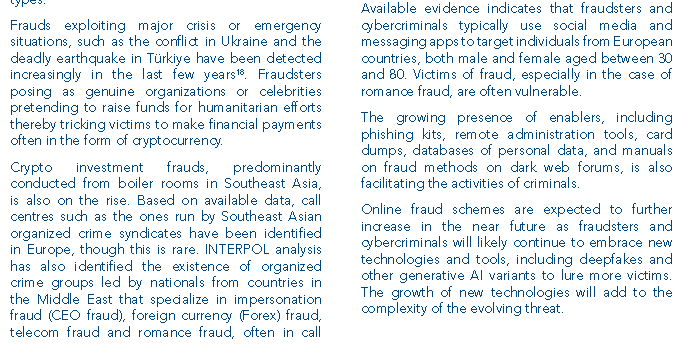 Interpol Global Financial Fraud Assessment