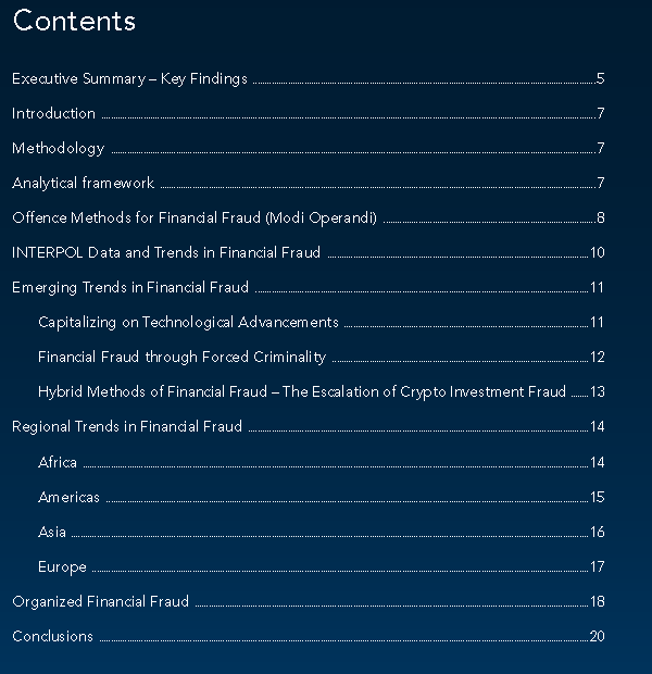 Interpol Global Financial Fraud Assessment