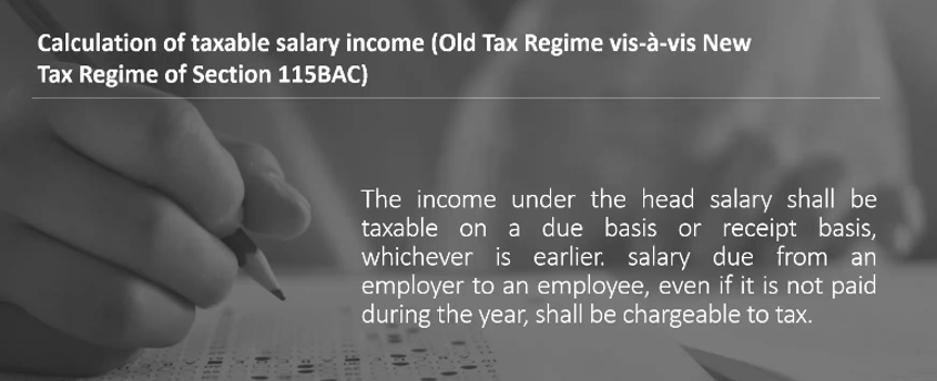 OLD TAX REGIME vs. NEW TAX REGIME - INDIVIDUALS -FY-24-25