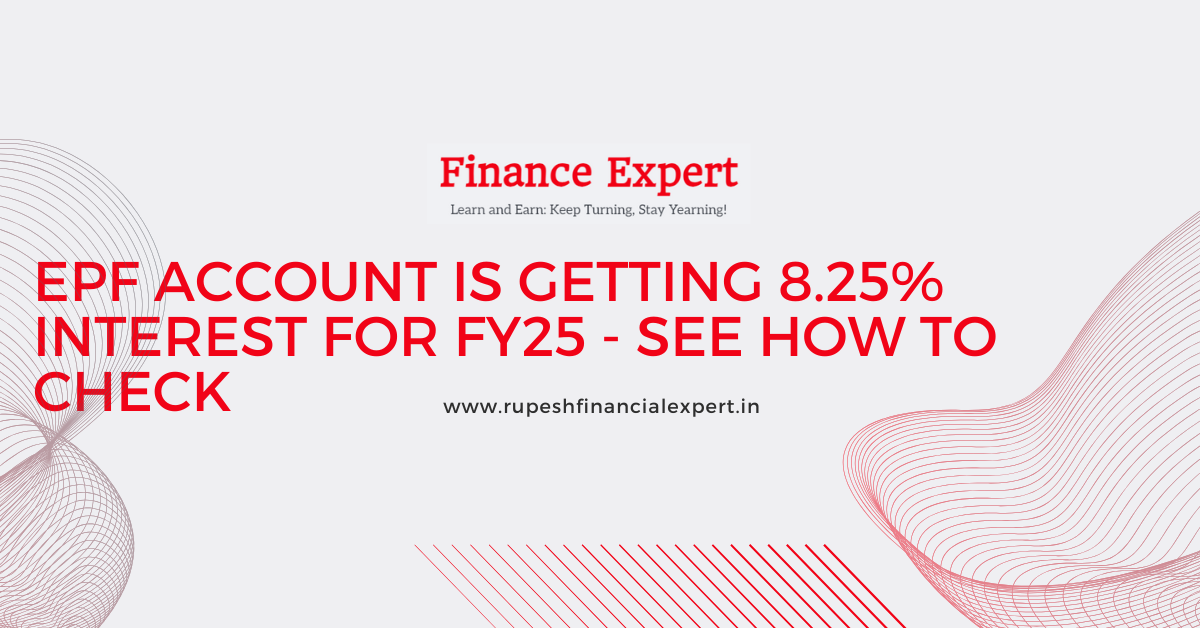 EPFO Crediting 8.25% Interest for FY25: How to Check Your PF Balance